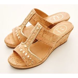 Jack Rogers Nora Wedge Kork Sandals